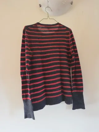 Maglia donna M L Liz Claiborne righe