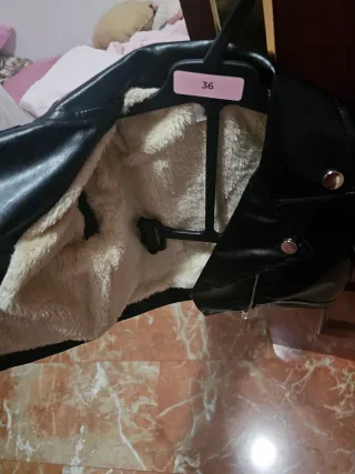 Chaqueta Biker Niña Negra