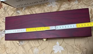 Scatola vino legno con accessori