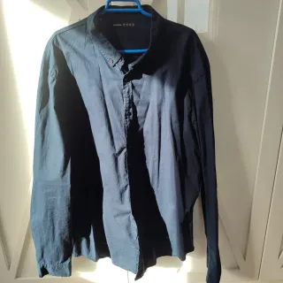 Camisa Bershka Azul Talla XXL