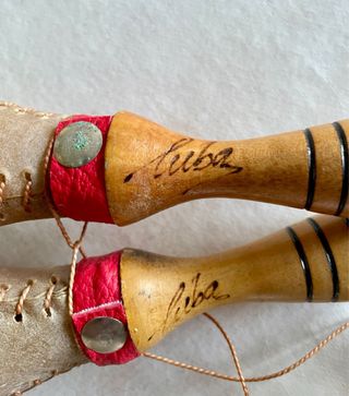 Maracas in pelle per salsa