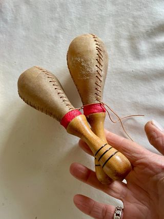 Maracas in pelle per salsa