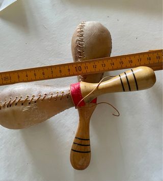 Maracas in pelle per salsa