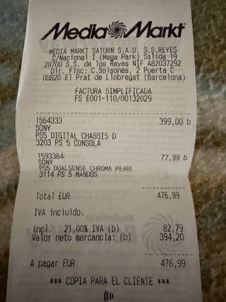 Playstation 5 Blanca