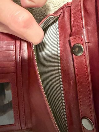 Bolso Cartera Gusti Leder Rojo