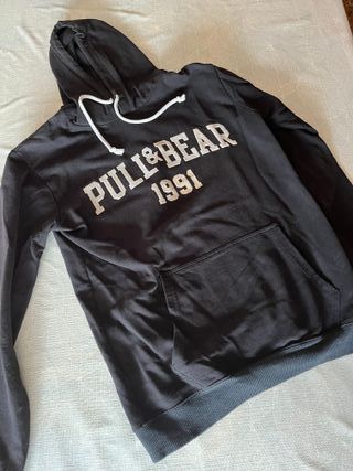 Sudadera colección clásica Pull&Bear negra