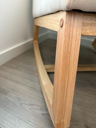 Sedia a dondolo Sklum beige