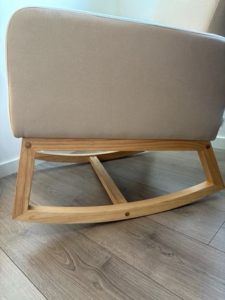 Sedia a dondolo Sklum beige