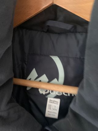 Giacca a vento Decathlon blu/grigia