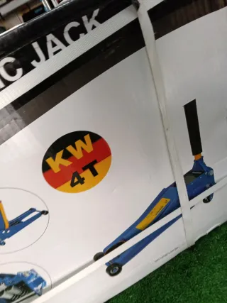 Cric idraulico 4T basso profilo doppio pistone