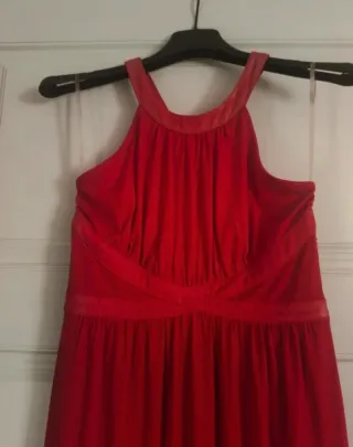 Vestido fiesta rojo Tintoretto