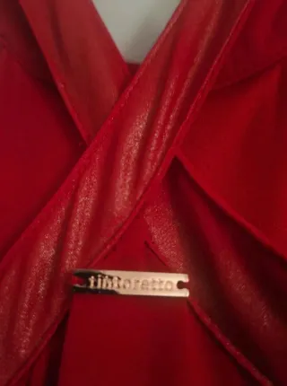 Vestido fiesta rojo Tintoretto