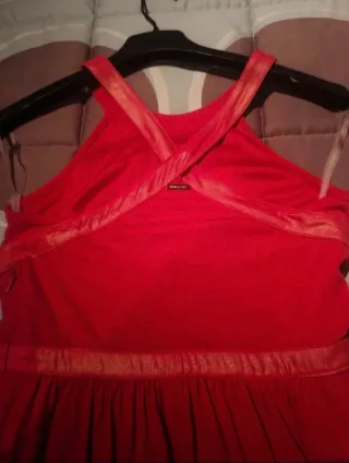 Vestido fiesta rojo Tintoretto