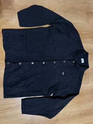 Lacoste Cardigan Gris Botones chaqueta jersey