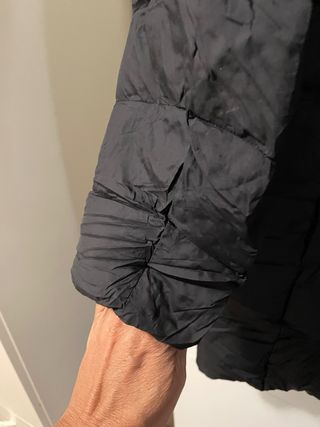 Plumas Uniqlo Negro Largo Mujer