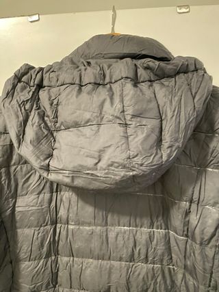 Plumas Uniqlo Negro Largo Mujer