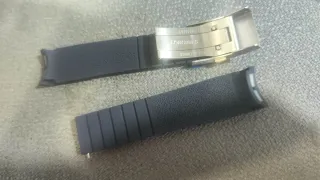 Correa Caucho Longines Hydroconquest 21mm Azul