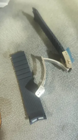 Correa Caucho Longines Hydroconquest 21mm Azul