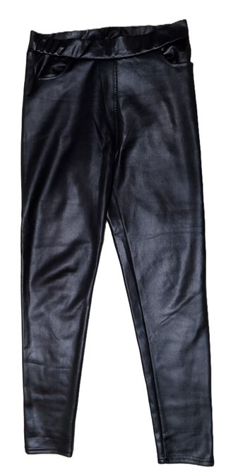 Leggings efecto brillante negros