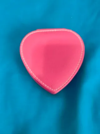 Joyero pequeño corazón rosa
