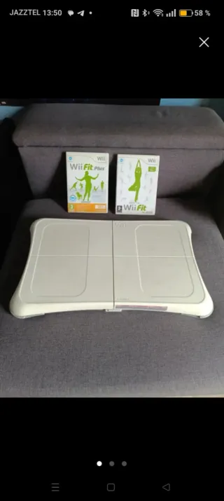 Nintendo Wii Balance Board + Wii Fit + Wii Fit Plus