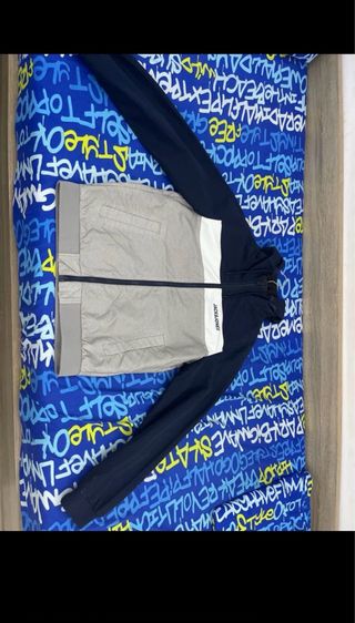 Cortavientos Jack&Jones Negro/Gris