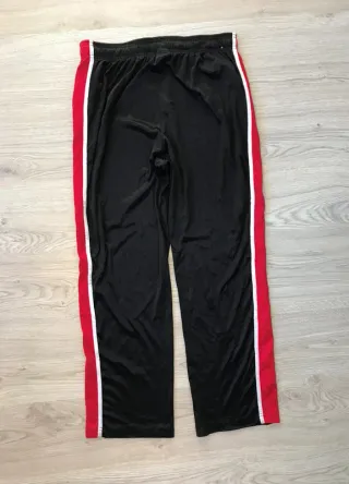 Reebok Pantalon Chandal Vintage Negro Rojo