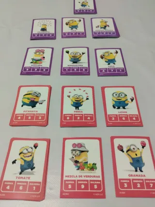 Cartas Minions Coleccionables