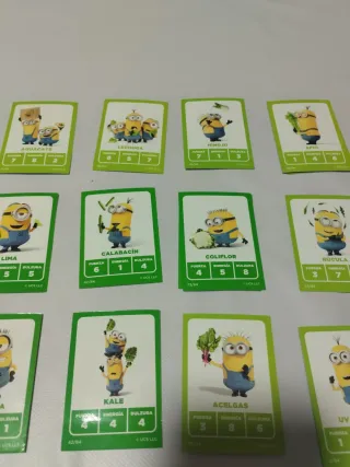 Cartas Minions Coleccionables