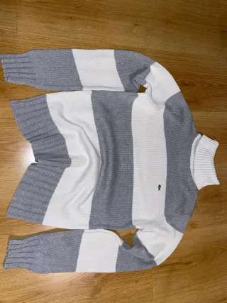 Jersey Lacoste cuello alto rayas