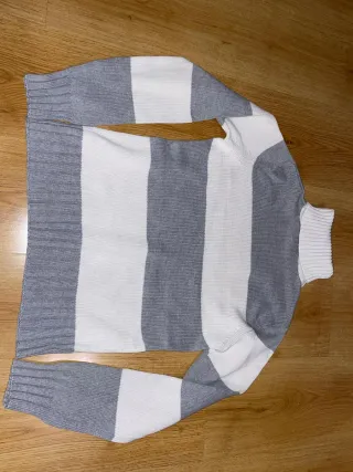 Jersey Lacoste cuello alto rayas