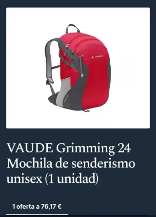 Mochila senderismo 24L sin abrir