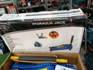 Cric idraulico 4 ton basso profilo doppio pistone