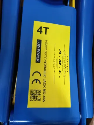 Cric idraulico 4 ton basso profilo doppio pistone