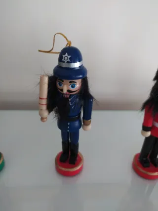 4 Figuras Navidad Madera