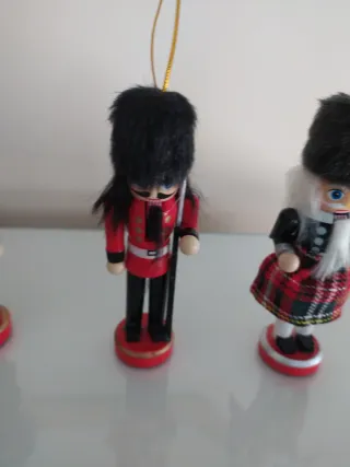 4 Figuras Navidad Madera