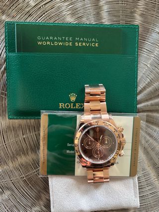 Rolex Daytona Chocolate Arabic rose