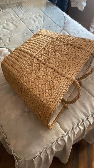 Bolso de rafia tejido