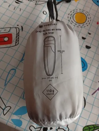 Sábana seda saco dormir Forclaz