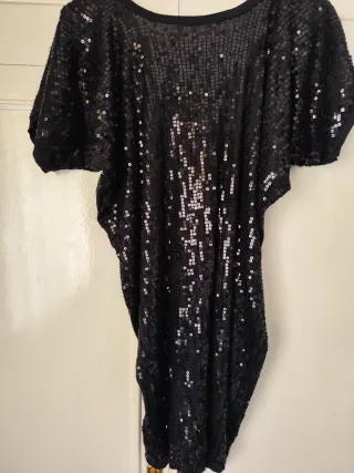 Vestido corto lentejuelas Tintoretto