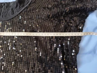 Vestido corto lentejuelas Tintoretto