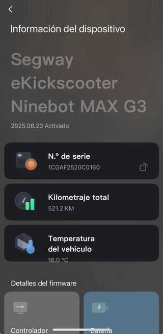 Patinete Ninebot Segway Max G3 E casco + cadena