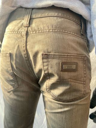 Vaqueros Armani Jeans Hombre Verde Oliva