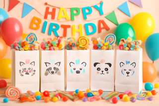 Bolsas de papel para fiestas 24x8x14