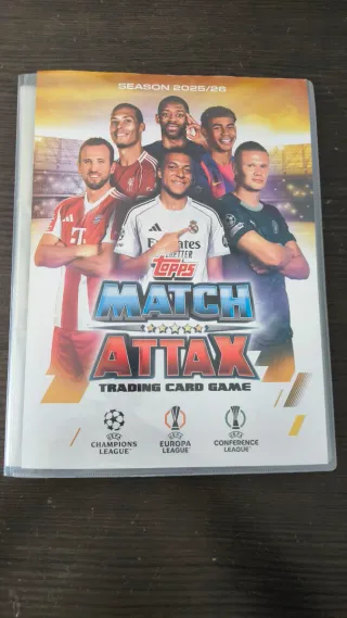Álbum Match Attax 2025/26 (70% completado)
