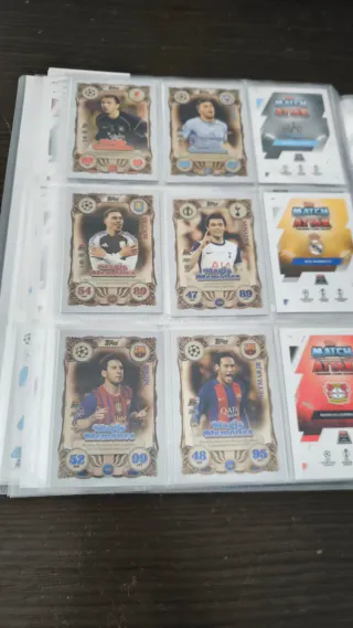 Álbum Match Attax 2025/26 (70% completado)