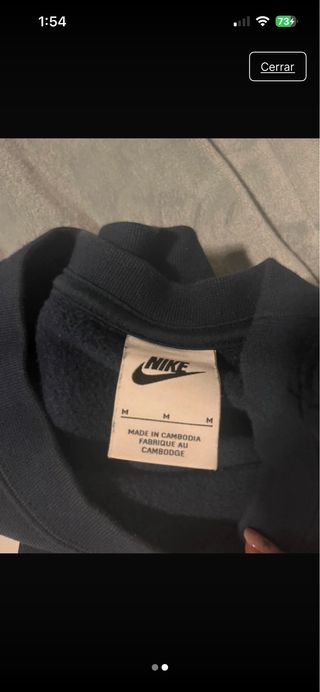 Sudadera Nike Vintage Azul Marino