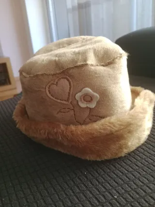 Berretto e cappello per bambini beige/marrone