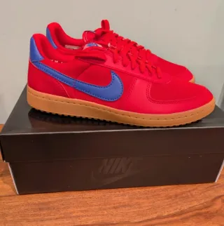 Nike Zapatillas Rojas y Azules Goma Marrón