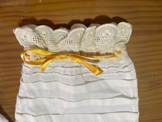 Pololos Fallera Niña Blancos y Amarillos